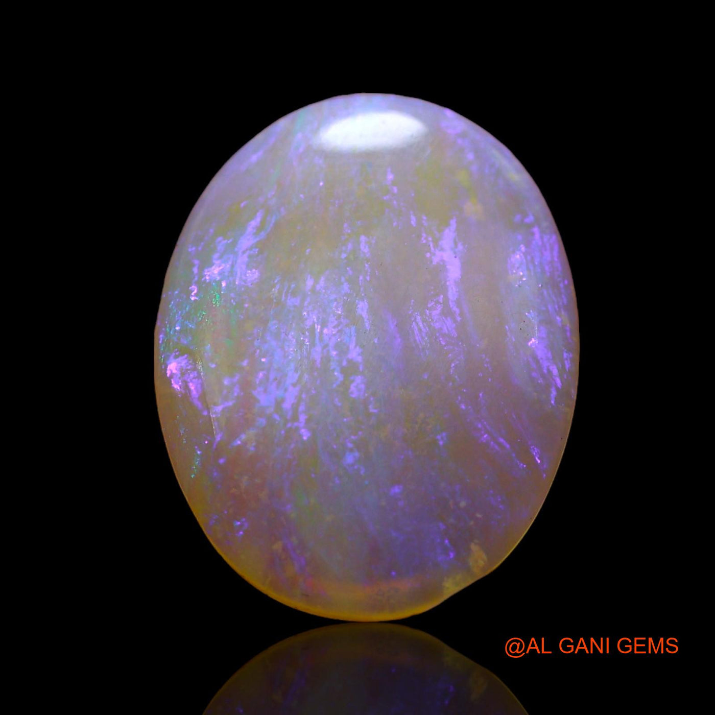 2.30 Cts Natural Australian Fire Opal Oval Cabochon Loose Gemstone For Jewelry 14x10x2 mm AC-661