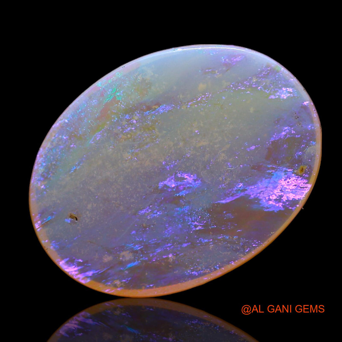 2.30 Cts Natural Australian Fire Opal Oval Cabochon Loose Gemstone For Jewelry 14x10x2 mm AC-661