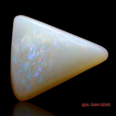 3.20 Cts Natural Australian Fire Opal Loose Gemstone Trillion Cabochon 13x10x4 mm AC-663