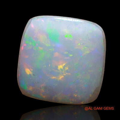 Natural Untreated Fire Opal Loose Gemstone Square Cabochon From Australia 2.90 Cts 11x10x3 mm AC-665