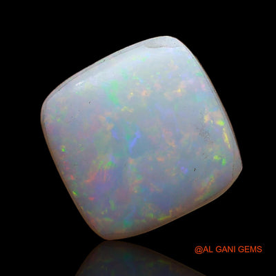 Natural Untreated Fire Opal Loose Gemstone Square Cabochon From Australia 2.90 Cts 11x10x3 mm AC-665
