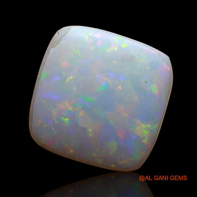 Natural Untreated Fire Opal Loose Gemstone Square Cabochon From Australia 2.90 Cts 11x10x3 mm AC-665