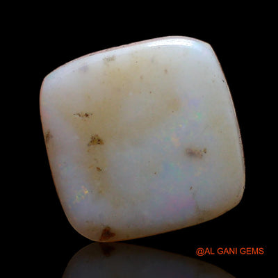 Natural Untreated Fire Opal Loose Gemstone Square Cabochon From Australia 2.90 Cts 11x10x3 mm AC-665
