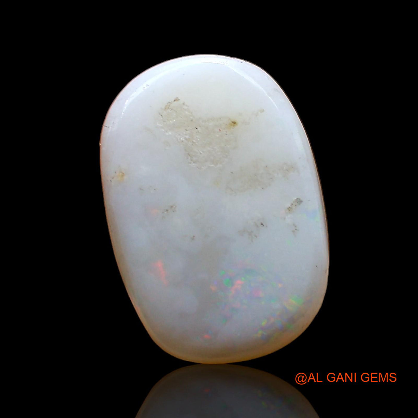 3.00 Cts Unheated Australian Fire Opal Loose Gemstone Oval Cabochon Natural 13x9x4 mm AC-666