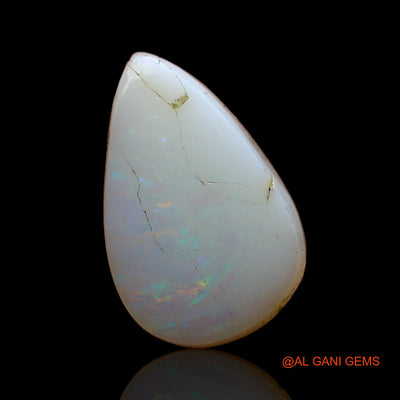3.60 Cts Natural Australian Fire Opal Pear Cabochon Loose Gemstone For Jewelry 13x8x5 mm AC-669