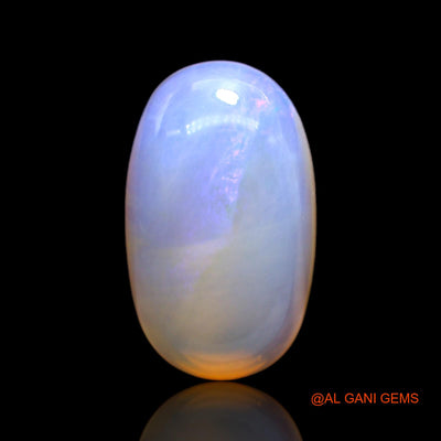 Natural Untreated Fire Opal Loose Gemstone Oval Cabochon From Australia 8.00 Cts 19x11x6 mm AC-66