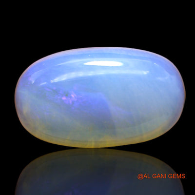 Natural Untreated Fire Opal Loose Gemstone Oval Cabochon From Australia 8.00 Cts 19x11x6 mm AC-66