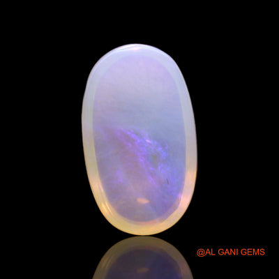 Natural Untreated Fire Opal Loose Gemstone Oval Cabochon From Australia 8.00 Cts 19x11x6 mm AC-66