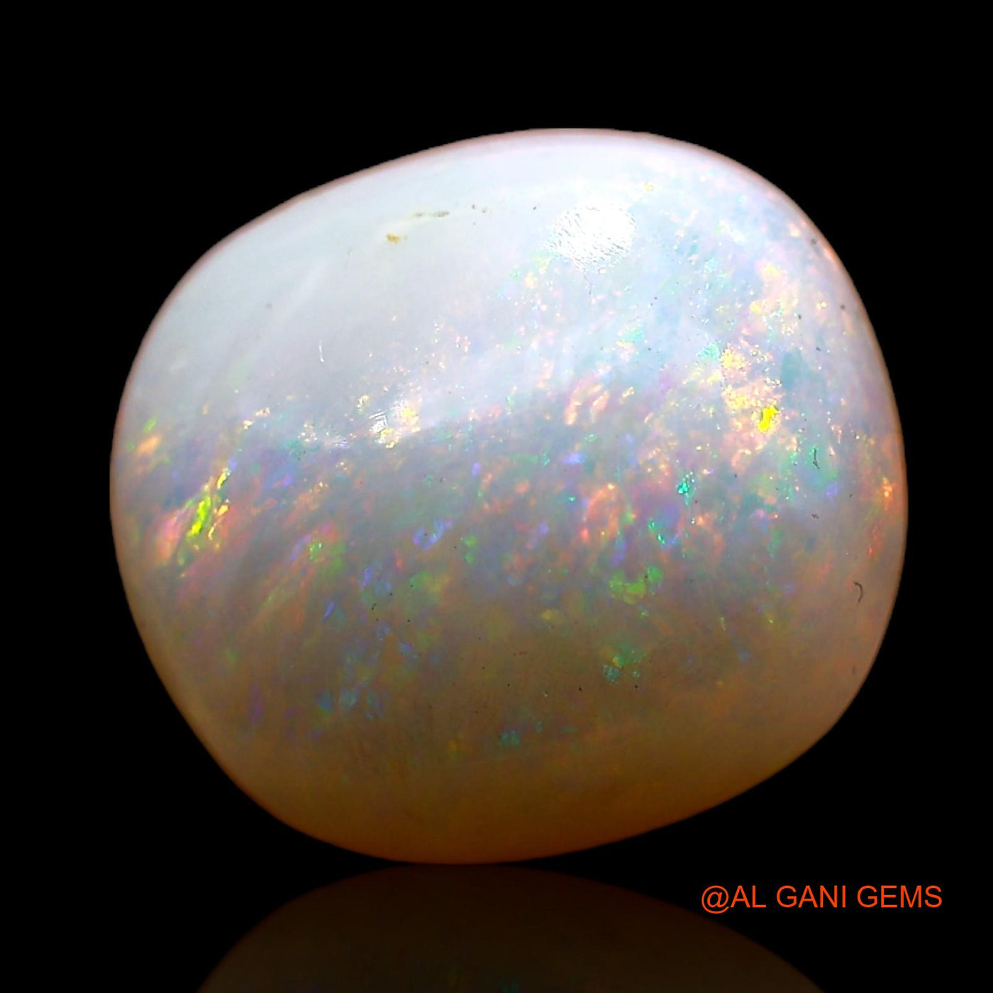4.50 Cts Natural Australian Fire Opal Loose Gemstone Oval Cabochon 11x10x6 mm AC-670