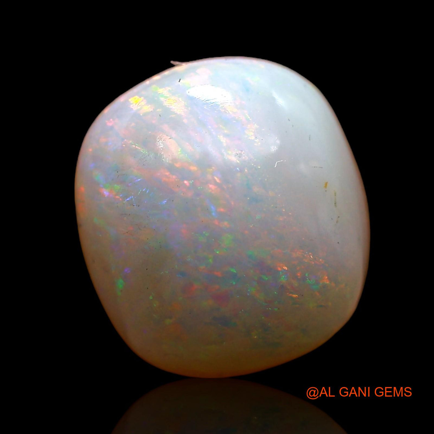 4.50 Cts Natural Australian Fire Opal Loose Gemstone Oval Cabochon 11x10x6 mm AC-670