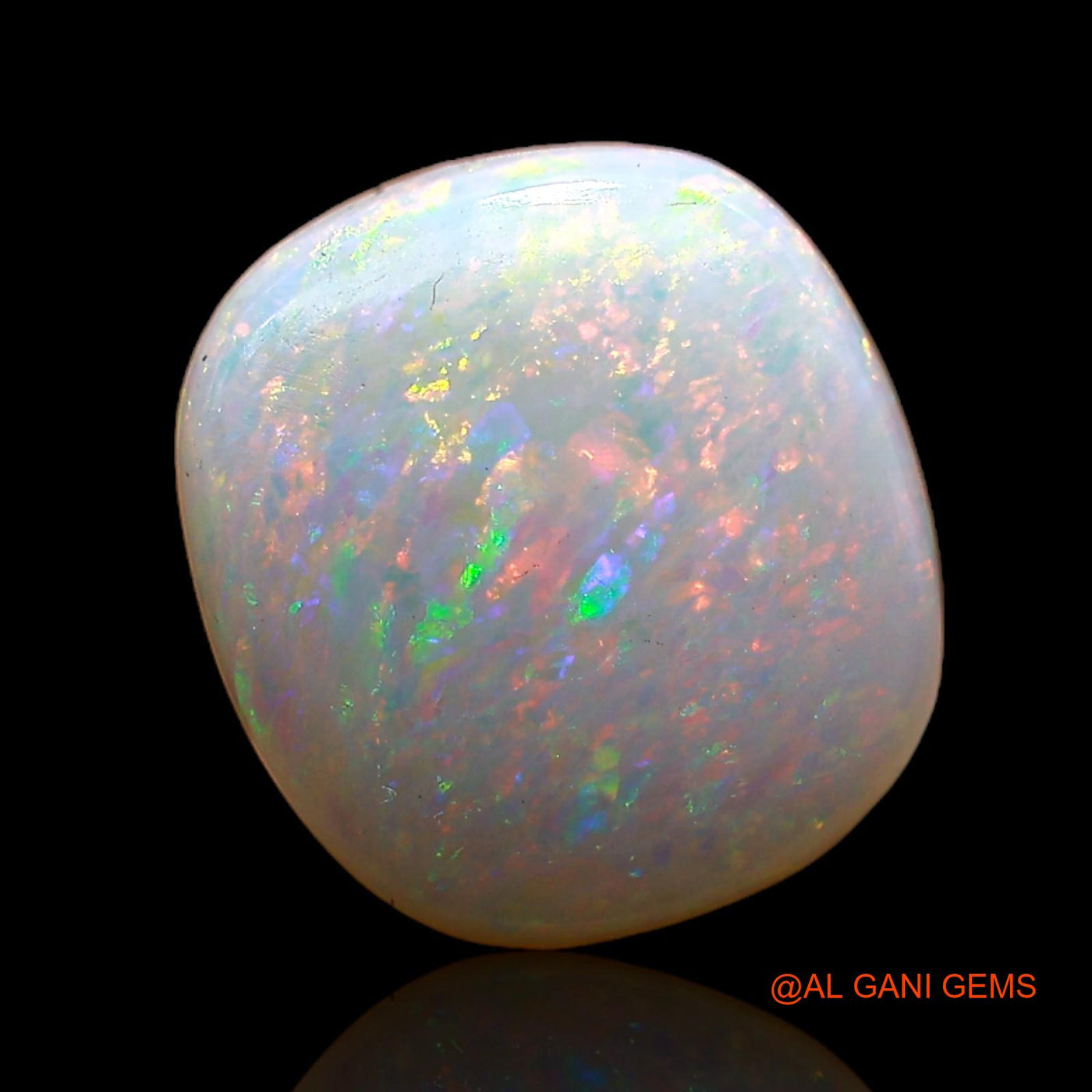 4.50 Cts Natural Australian Fire Opal Loose Gemstone Oval Cabochon 11x10x6 mm AC-670