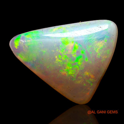 2.50 Cts Natural Australian Fire Opal Trillion Cabochon Loose Gemstone For Jewelry 13x10x3 mm AC-672