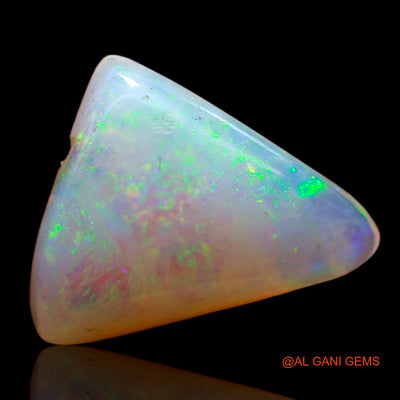 2.50 Cts Natural Australian Fire Opal Trillion Cabochon Loose Gemstone For Jewelry 13x10x3 mm AC-672