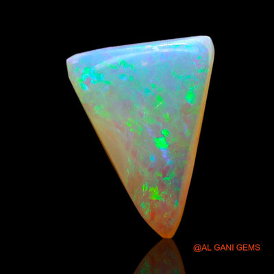 2.10 Cts Natural Australian Fire Opal Loose Gemstone Trillion Cabochon 12x9x3 mm AC-673