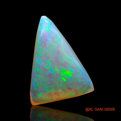 2.10 Cts Natural Australian Fire Opal Loose Gemstone Trillion Cabochon 12x9x3 mm AC-673
