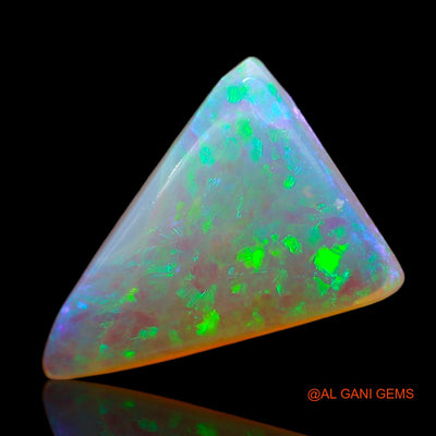 2.10 Cts Natural Australian Fire Opal Loose Gemstone Trillion Cabochon 12x9x3 mm AC-673