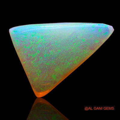 2.10 Cts Natural Australian Fire Opal Loose Gemstone Trillion Cabochon 12x9x3 mm AC-673