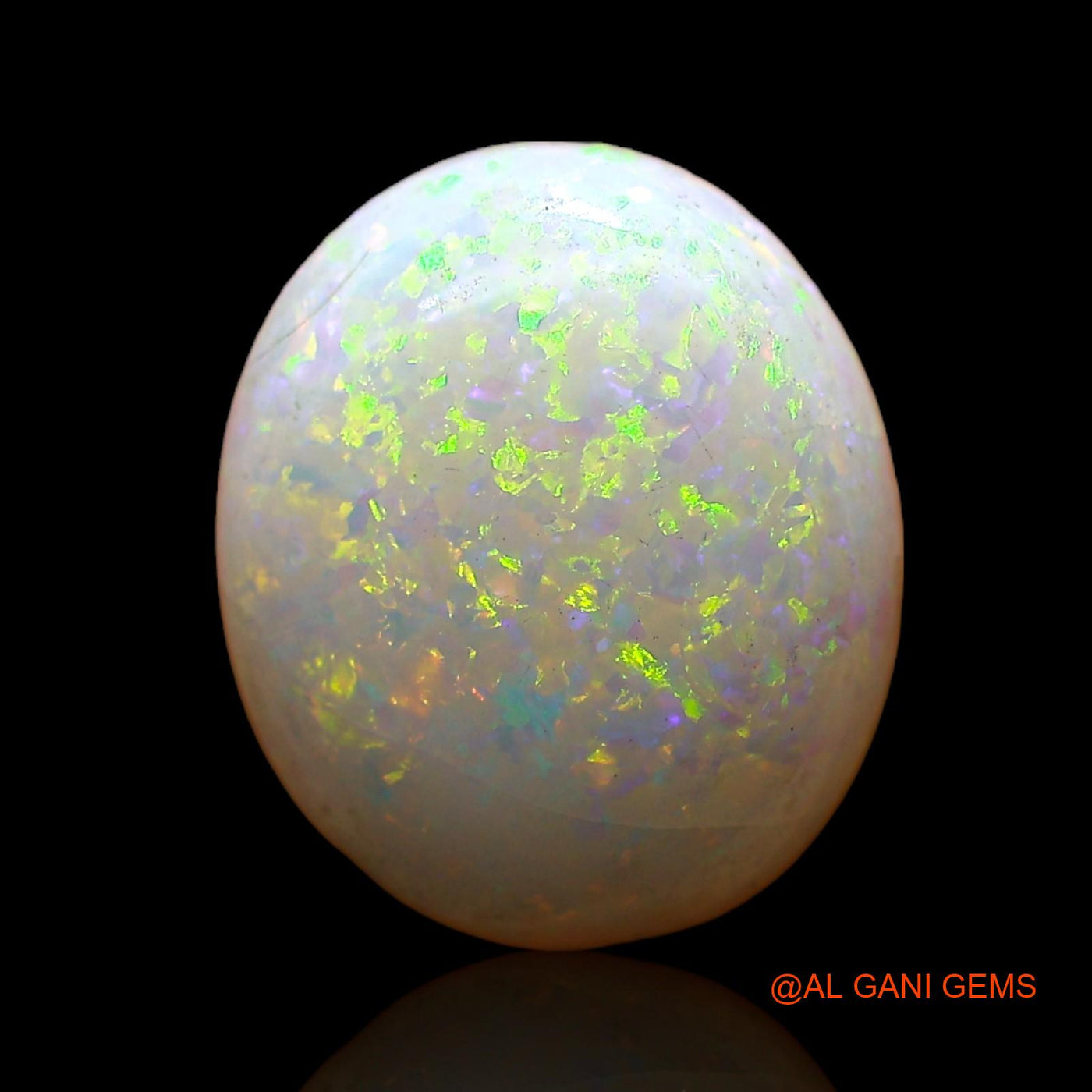 3.20 Cts Natural Australian Fire Opal Loose Gemstone Oval Cabochon 12x10x4 mm AC-674
