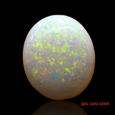 3.20 Cts Natural Australian Fire Opal Loose Gemstone Oval Cabochon 12x10x4 mm AC-674