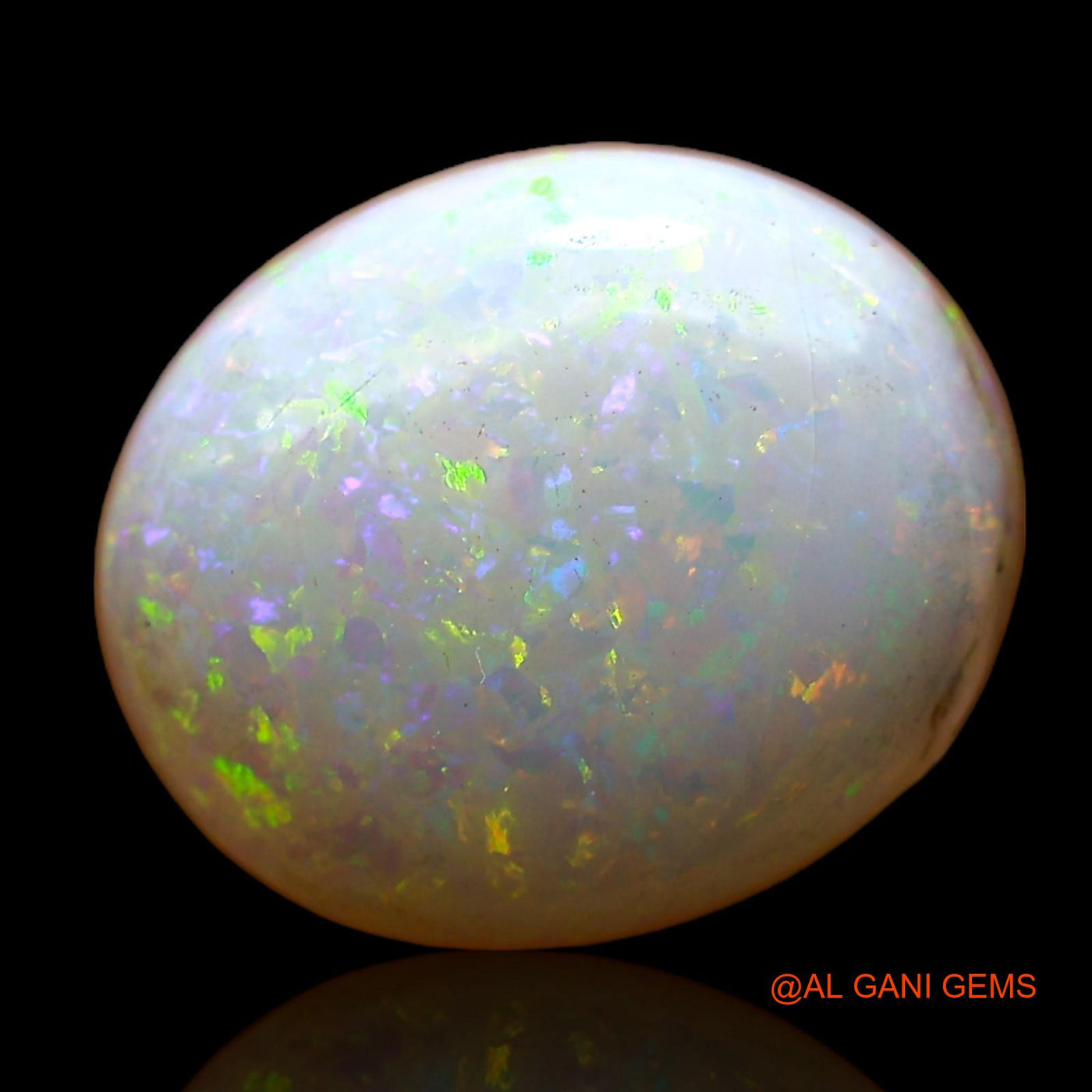3.20 Cts Natural Australian Fire Opal Loose Gemstone Oval Cabochon 12x10x4 mm AC-674