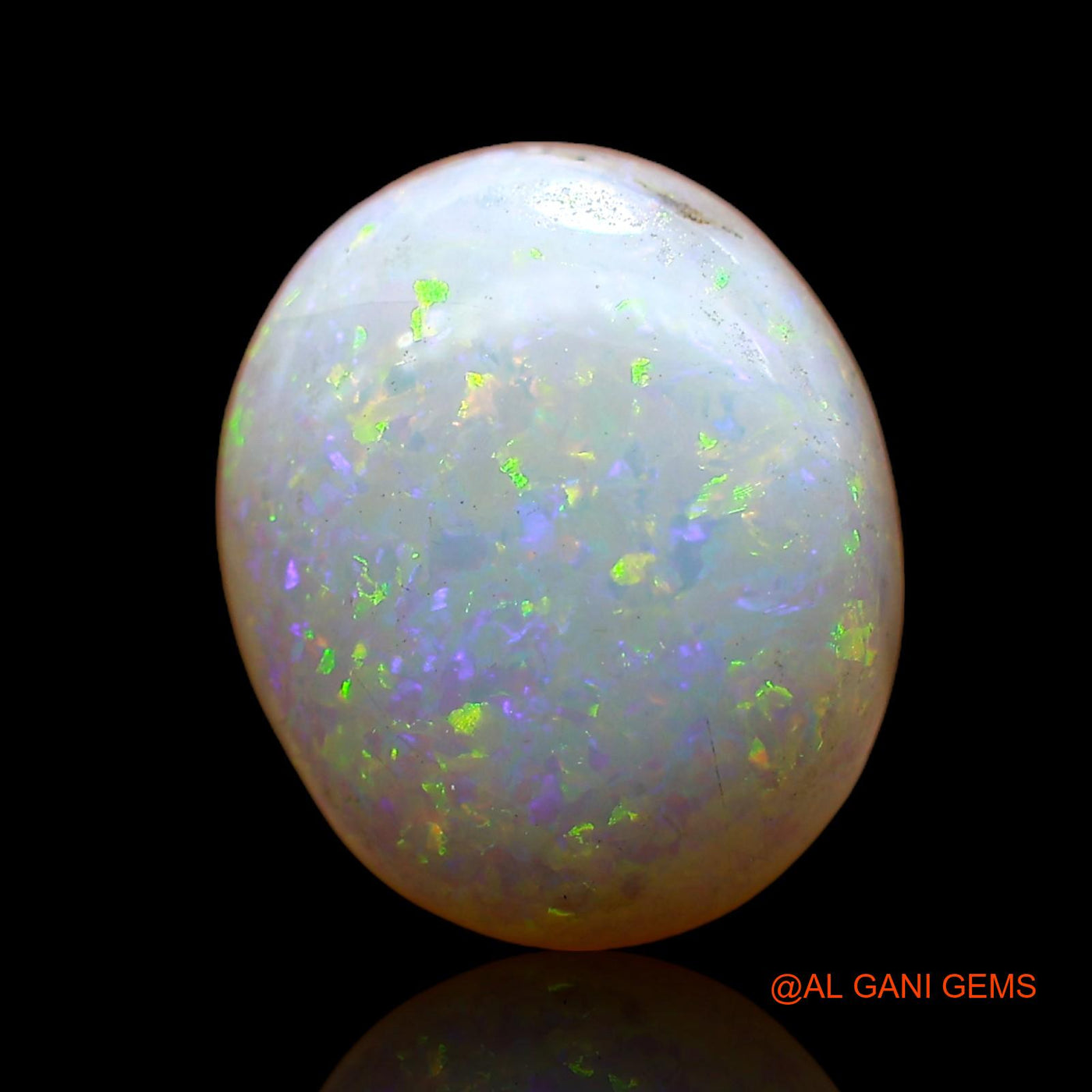 3.20 Cts Natural Australian Fire Opal Loose Gemstone Oval Cabochon 12x10x4 mm AC-674