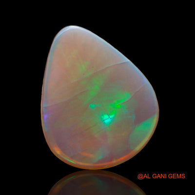 2.40 Cts Natural Australian Fire Opal Loose Gemstone Pear Cabochon 12x9x3 mm AC-675