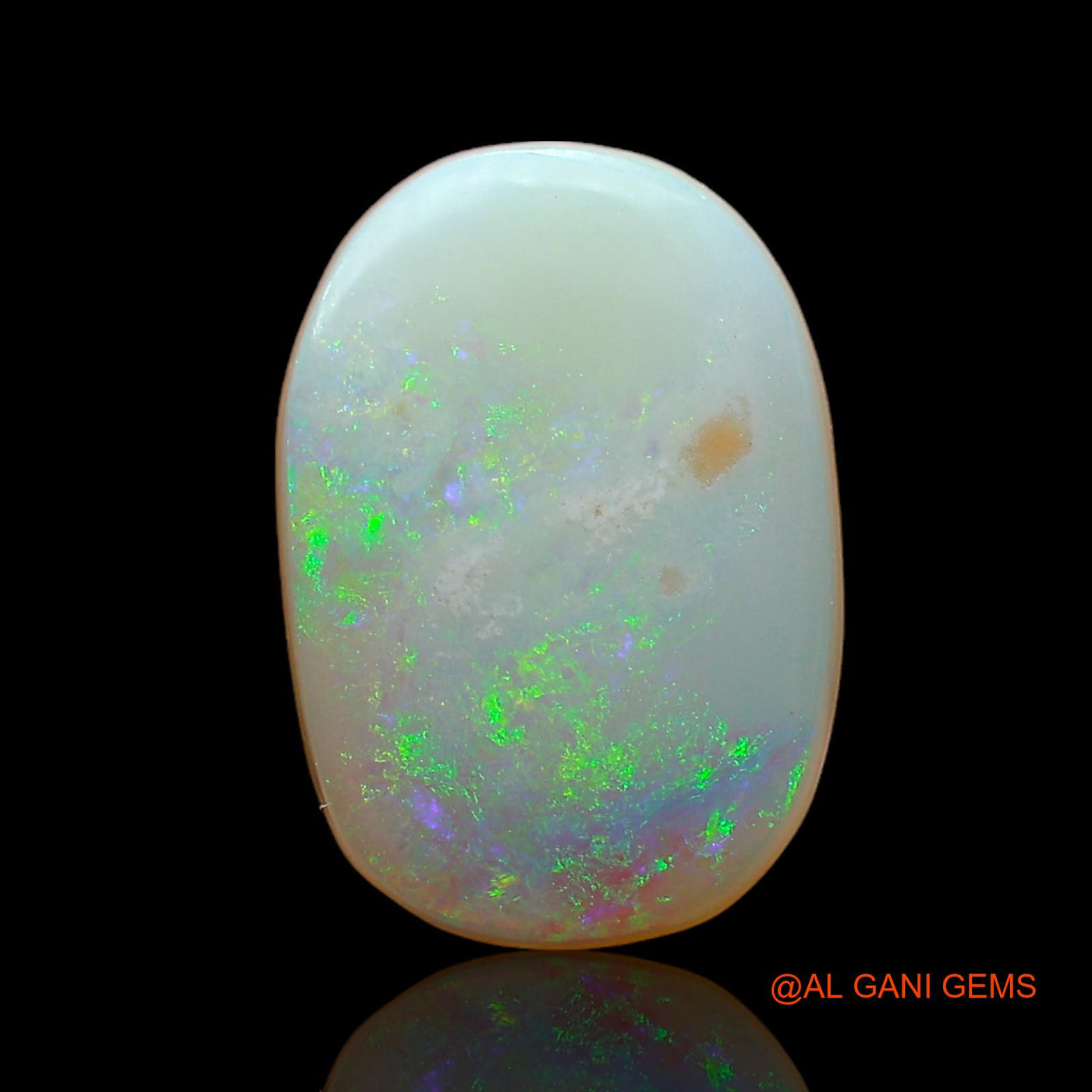 3.50 Cts Natural Australian Fire Opal Oval Cabochon Loose Gemstone For Jewelry 13x9x4 mm AC-676
