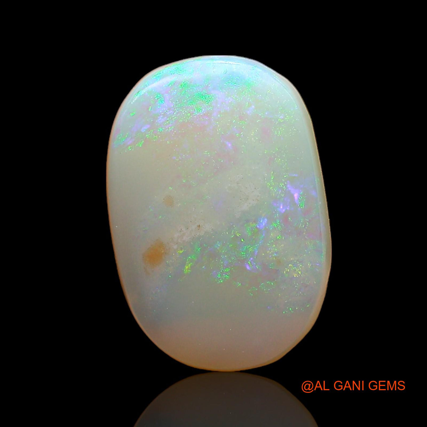 3.50 Cts Natural Australian Fire Opal Oval Cabochon Loose Gemstone For Jewelry 13x9x4 mm AC-676