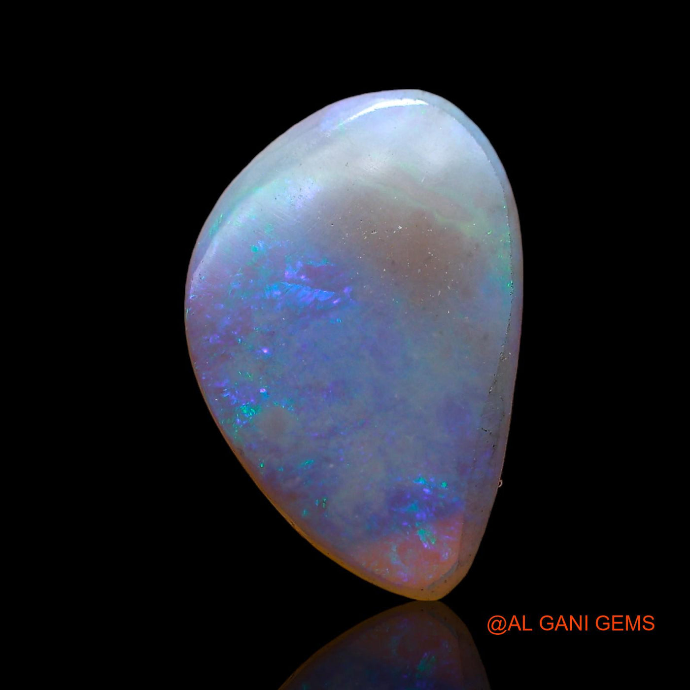 2.30 Cts Natural Australian Fire Opal Loose Gemstone Fancy Cabochon 14x9x2 mm AC-677