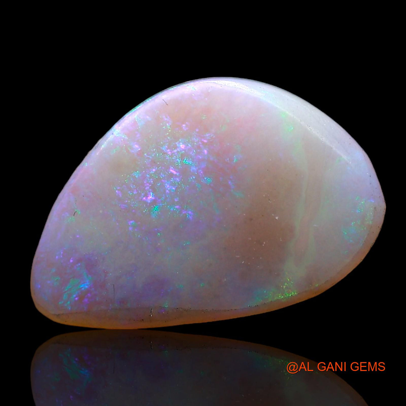 2.30 Cts Natural Australian Fire Opal Loose Gemstone Fancy Cabochon 14x9x2 mm AC-677