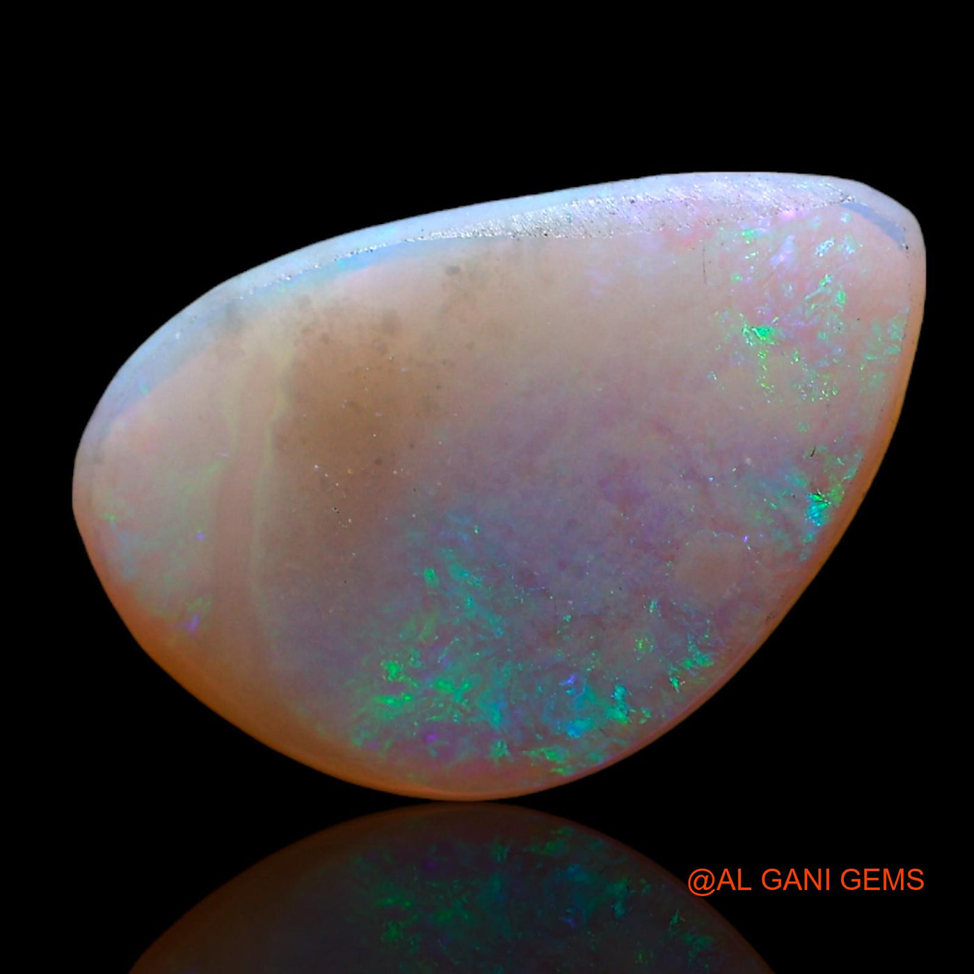 2.30 Cts Natural Australian Fire Opal Loose Gemstone Fancy Cabochon 14x9x2 mm AC-677