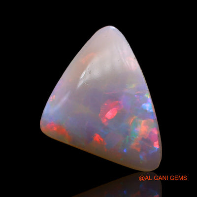 Natural Fire Opal Gemstone 1.70 Cts Loose Trillion Cabochon From Australia 14x10x2 mm AC-678