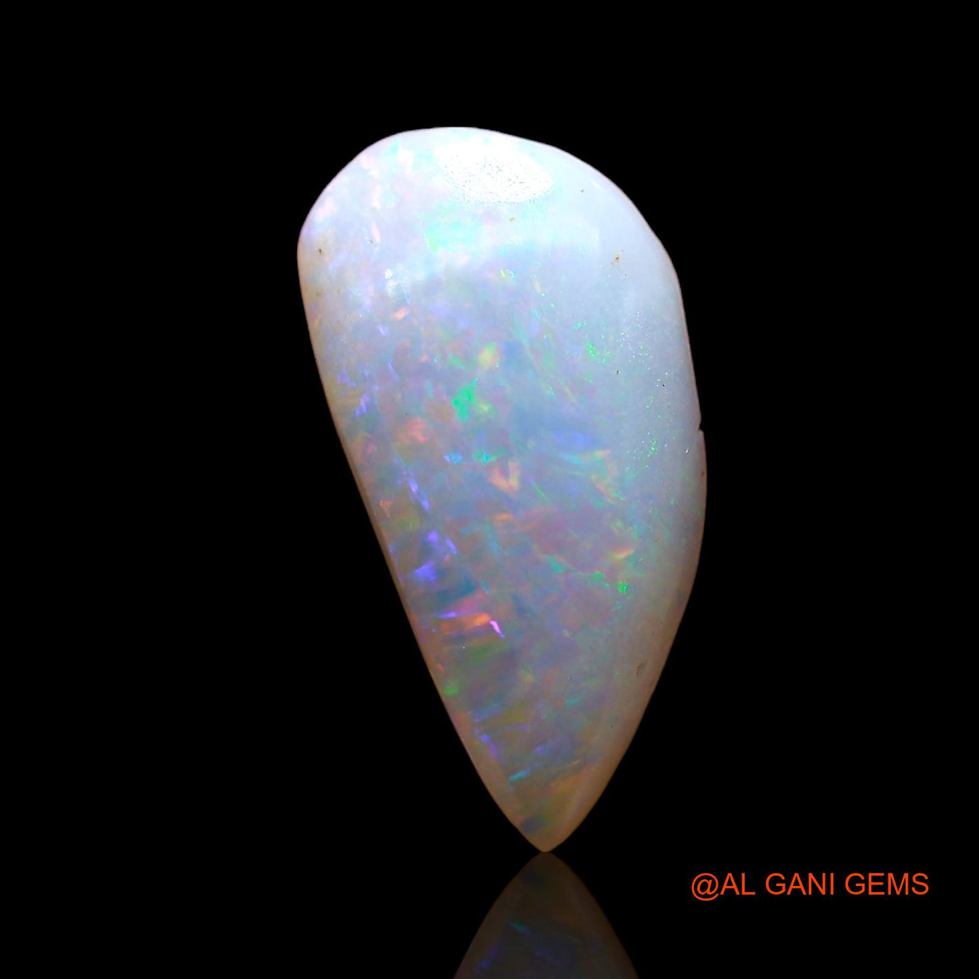 2.00 Cts Natural Australian Fire Opal Fancy Cabochon Loose Gemstone For Jewelry 15x7x3 mm AC-679