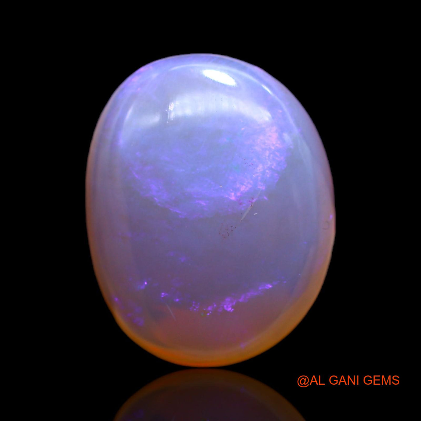 9.00 Cts Unheated Australian Fire Opal Loose Gemstone Oval Cabochon Natural 17x14x6 mm AC-67