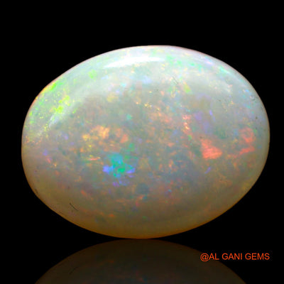 Natural Untreated Fire Opal Loose Gemstone Oval Cabochon From Australia 2.90 Cts 12x9x3 mm AC-680