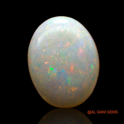 Natural Untreated Fire Opal Loose Gemstone Oval Cabochon From Australia 2.90 Cts 12x9x3 mm AC-680