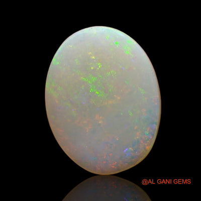 Natural Untreated Fire Opal Loose Gemstone Oval Cabochon From Australia 2.90 Cts 12x9x3 mm AC-680