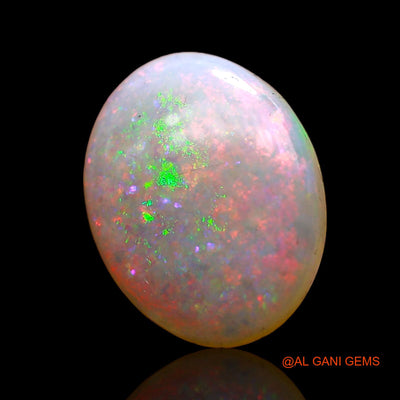 Natural Fire Opal Gemstone 2.20 Cts Loose Oval Cabochon From Australia 12x10x2 mm AC-682