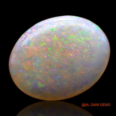Natural Fire Opal Gemstone 2.20 Cts Loose Oval Cabochon From Australia 12x10x2 mm AC-682