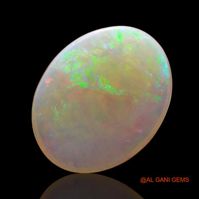 Natural Fire Opal Gemstone 2.20 Cts Loose Oval Cabochon From Australia 12x10x2 mm AC-682
