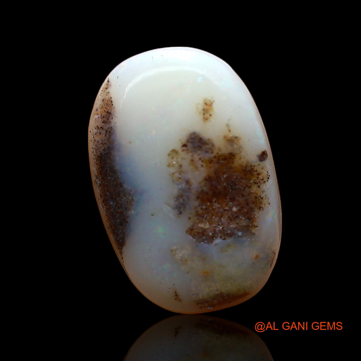 2.80 Cts Natural Australian Fire Opal Oval Cabochon Loose Gemstone For Jewelry 13x9x3 mm AC-683