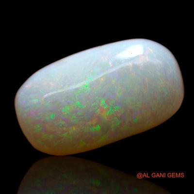 2.90 Cts Unheated Australian Fire Opal Loose Gemstone Oval Cabochon Natural 13x7x4 mm AC-684