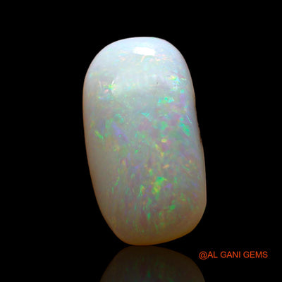 2.90 Cts Unheated Australian Fire Opal Loose Gemstone Oval Cabochon Natural 13x7x4 mm AC-684