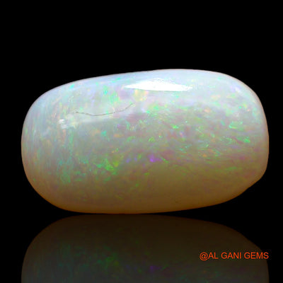 2.90 Cts Unheated Australian Fire Opal Loose Gemstone Oval Cabochon Natural 13x7x4 mm AC-684