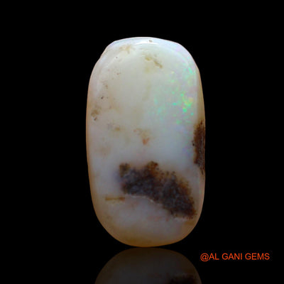 2.90 Cts Unheated Australian Fire Opal Loose Gemstone Oval Cabochon Natural 13x7x4 mm AC-684