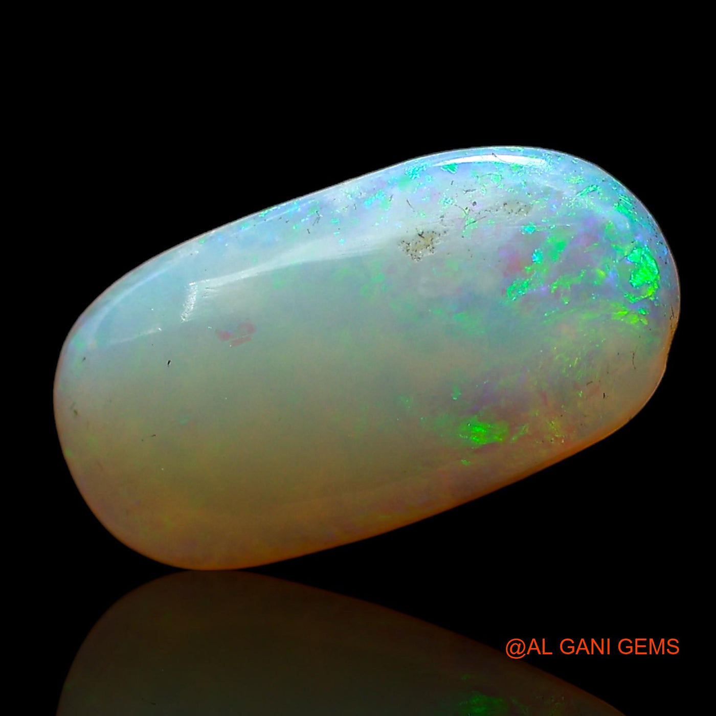 2.45 Cts Natural Australian Fire Opal Loose Gemstone Oval Cabochon 14x7x3 mm AC-687