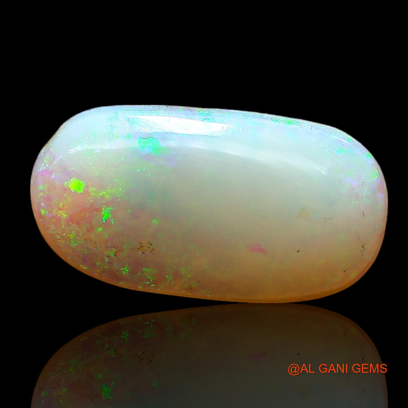 2.45 Cts Natural Australian Fire Opal Loose Gemstone Oval Cabochon 14x7x3 mm AC-687