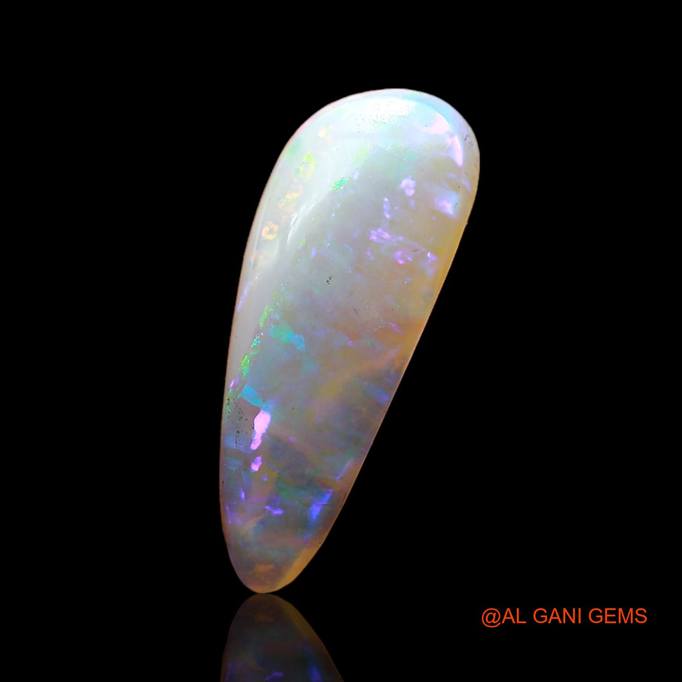 2.00 Cts Natural Australian Fire Opal Fancy Cabochon Loose Gemstone For Jewelry 15x6x3 mm AC-688