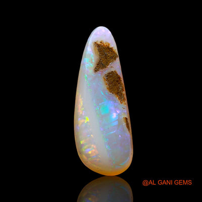 2.00 Cts Natural Australian Fire Opal Fancy Cabochon Loose Gemstone For Jewelry 15x6x3 mm AC-688