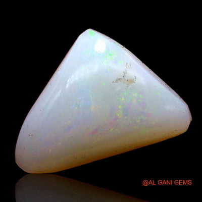 2.40 Cts Natural Australian Fire Opal Loose Gemstone Trillion Cabochon 13x9x3 mm AC-689